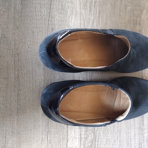 HARTJES Clog Slip On Comfort Shoe Size 7 Classic Black Suede - Picture 4 of 9